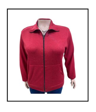 Campera de Lanilla con Cierre