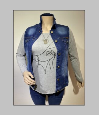 Remera Evasé de Modal con Estampa