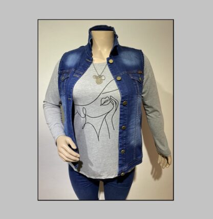 Remera Evasé de Modal con Estampa