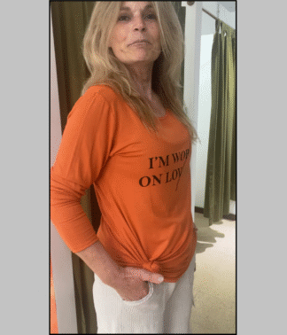 Remera Evasé de Modal con Estampa
