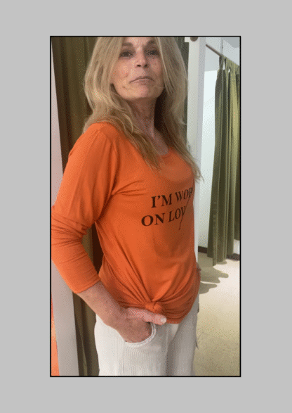 Remera Evasé de Modal con Estampa
